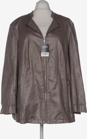 SAMOON Jacket & Coat in 7XL in Brown: front