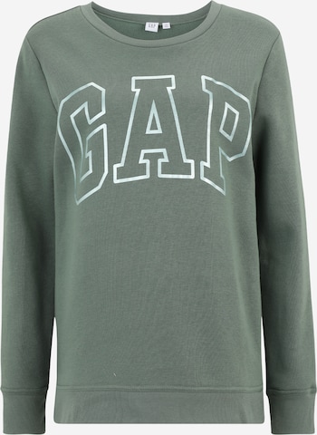 Felpa di Gap Tall in verde: frontale