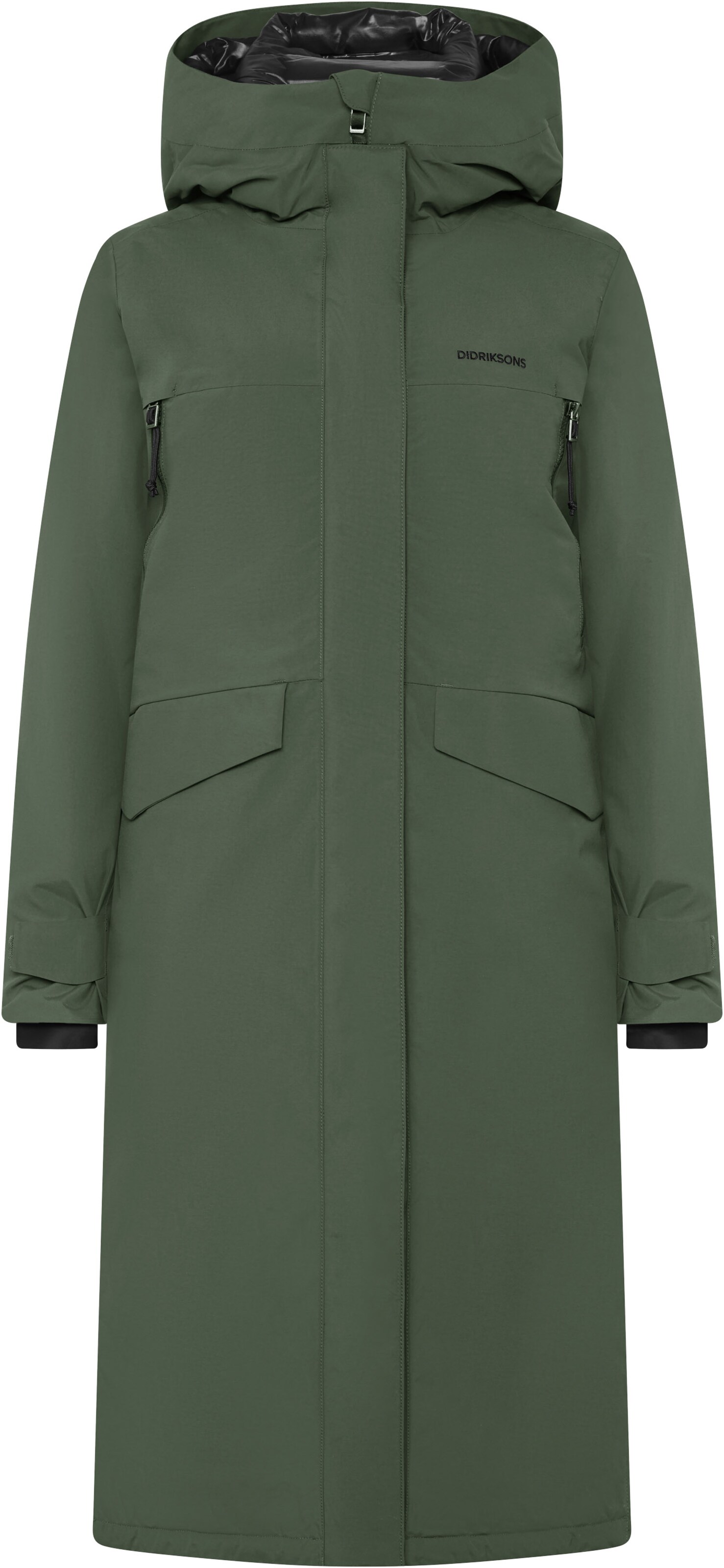 Didriksons - Sobretudo outdoor 'NEJA' em verde: frente