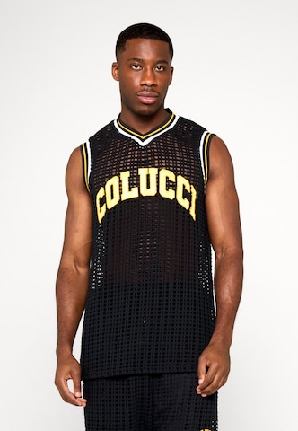 Colucci Top in Schwarz: Vorderseite