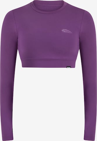 Smilodox Shirt in Lila: voorkant