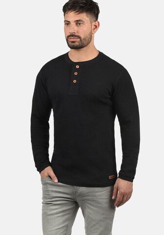 !Solid Rundhalsshirt 'Tokato' in Schwarz: predná strana