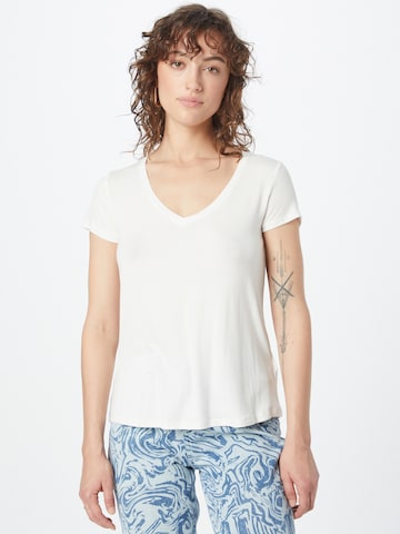 T-shirt 'Poppy' CULTURE en blanc : devant