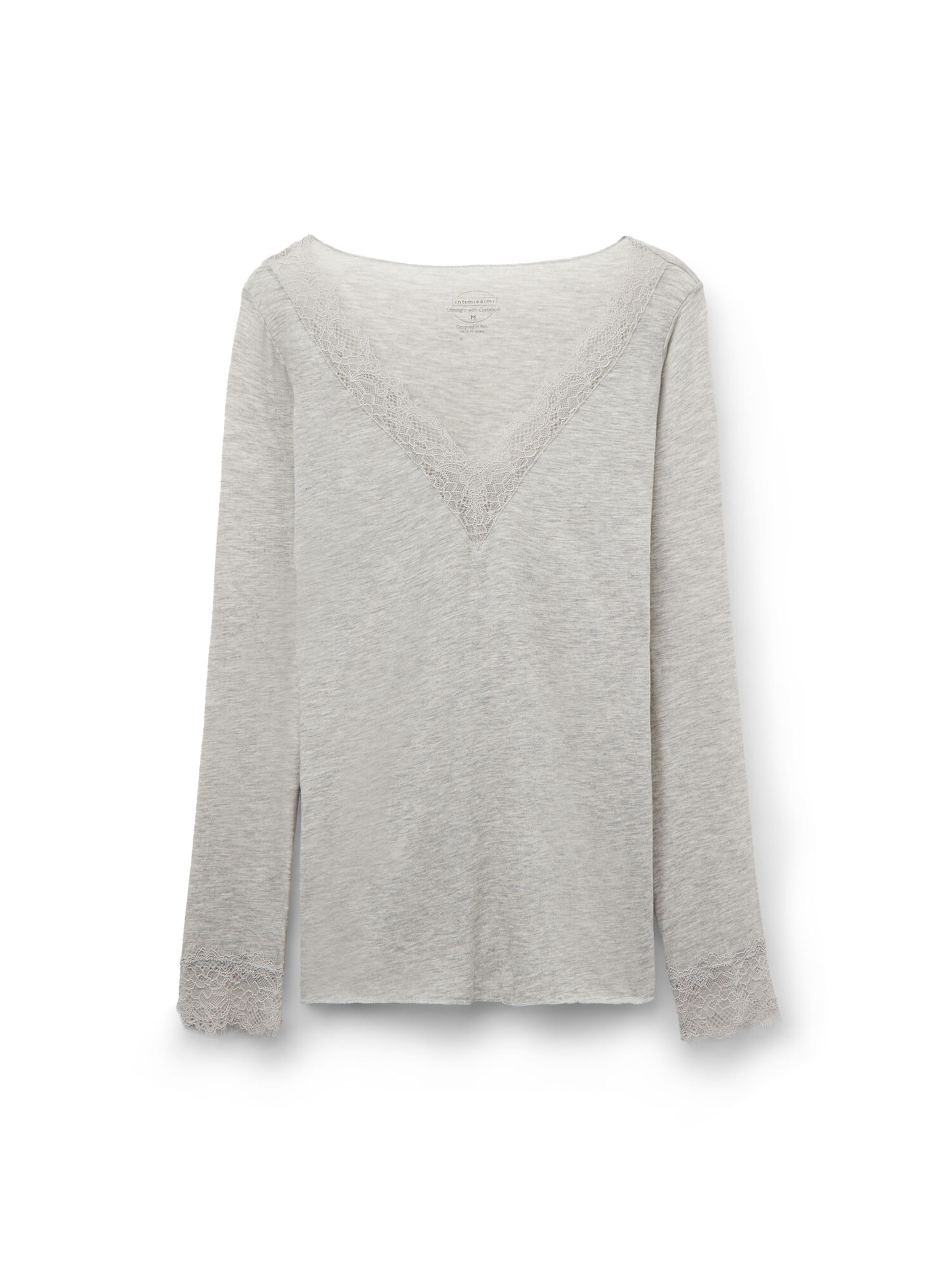 INTIMISSIMI Shirt 'Ultralight' in Grey: front