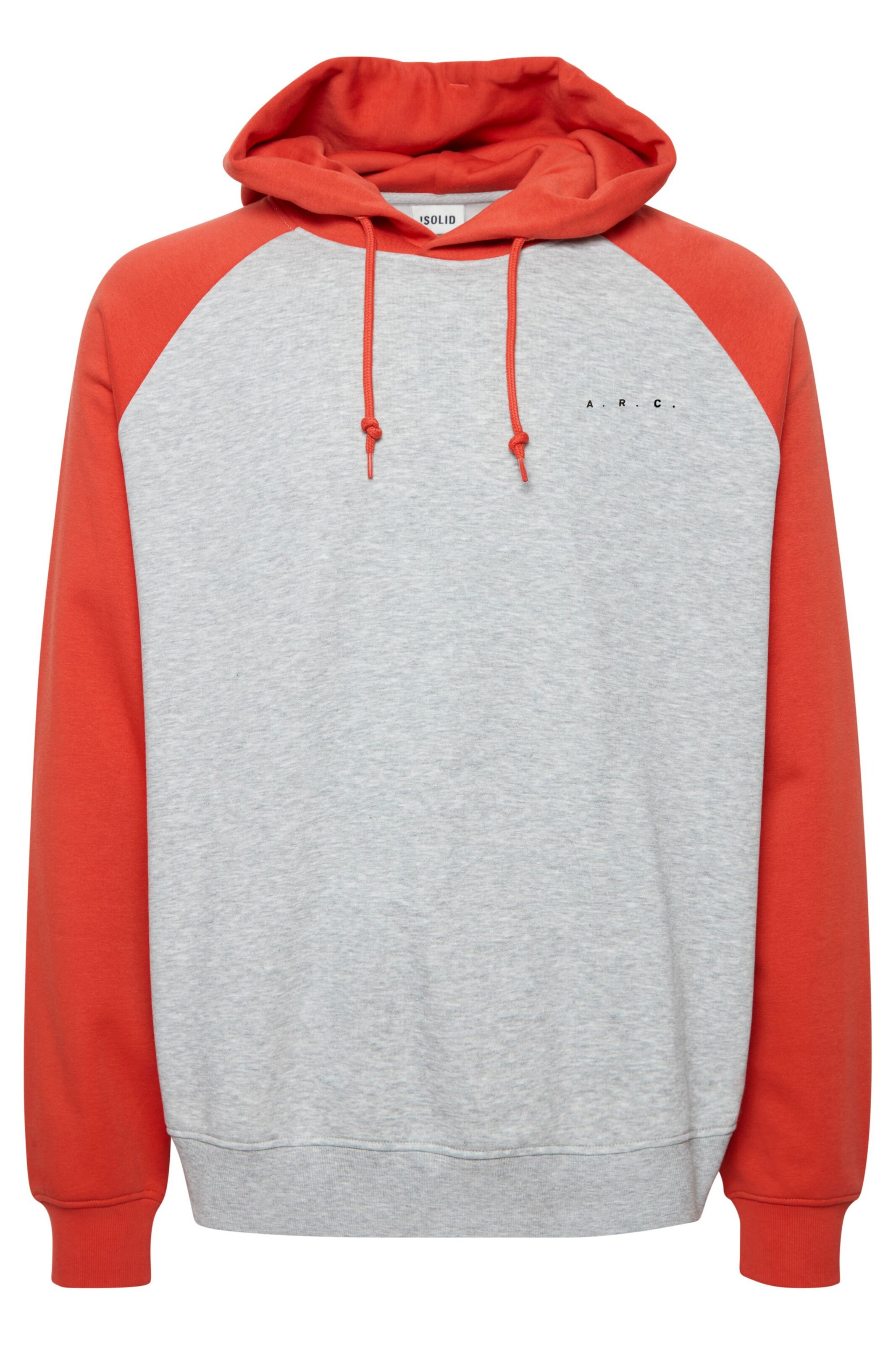 Sweat-shirt 'Eldrid' !Solid en gris : devant