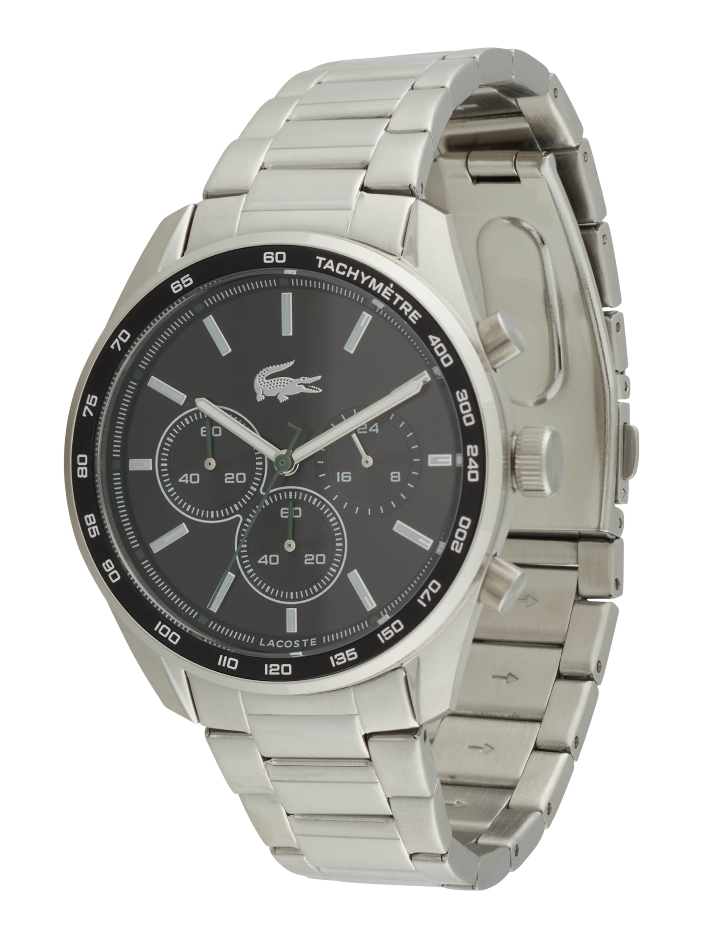 LACOSTE Αναλογικό ρολόι 'VANCOUVER' σε ασημί: μπροστά