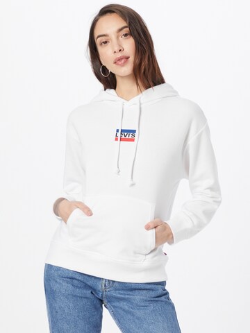 LEVI'S ® Sweatshirt i vit: framsida