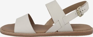 CLARKS Sandale ' Karsea Strap ' in Weiß