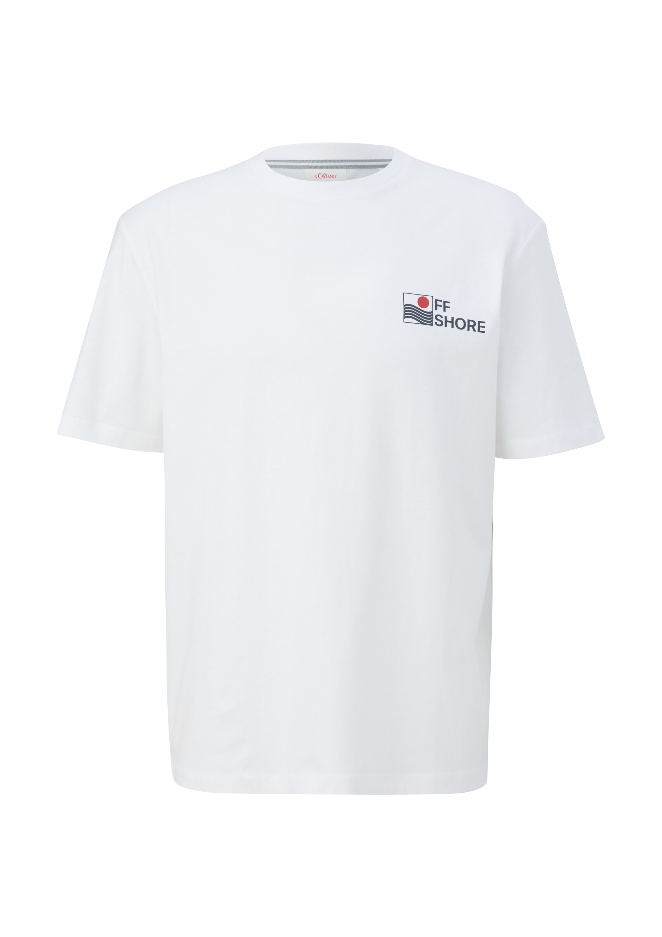 T-Shirt s.Oliver en blanc : devant