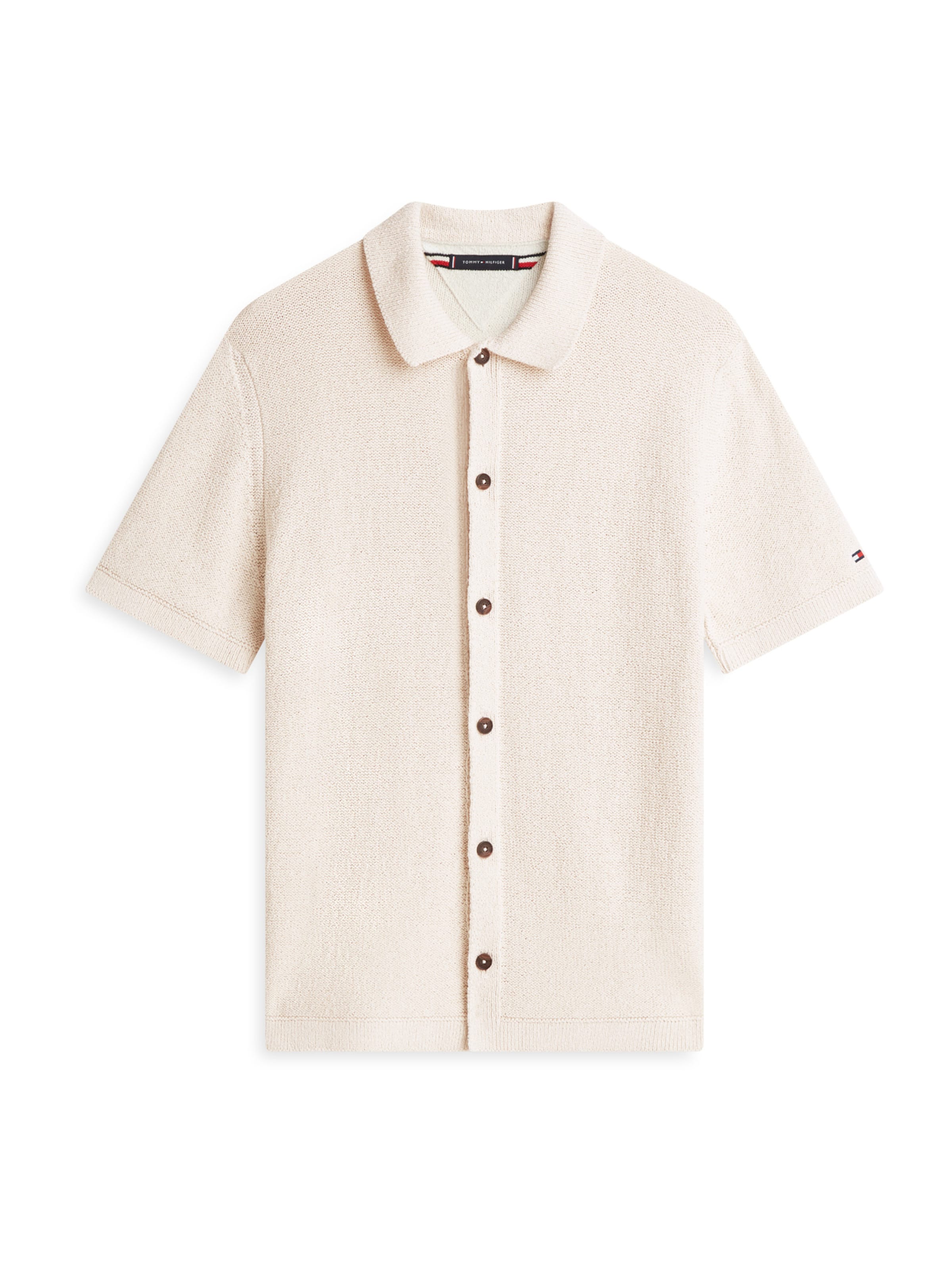 TOMMY HILFIGER Strickjacke in Beige: Vorderseite