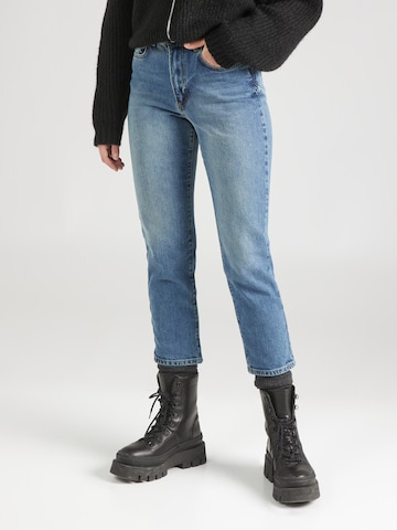 Regular Jeans de la Dorothy Perkins pe albastru: față