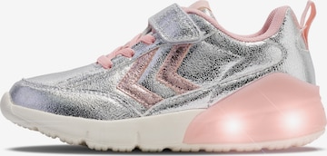 Hummel Sneaker in Silber: Vorderseite