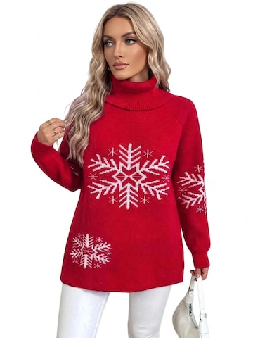 Yesfashion Sweater in Red: front