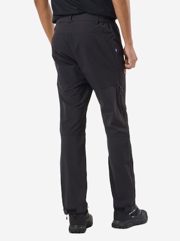 Regular Pantalon outdoor 'Lofoten' SWEDEMOUNT en noir