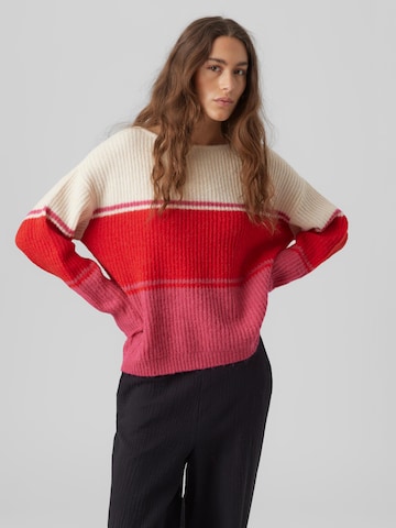 VERO MODA Sweater 'CELIN' in Red: front