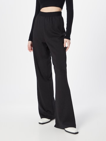 ABOUT YOU Wide leg Broek 'Jenna' in Grijs: voorkant