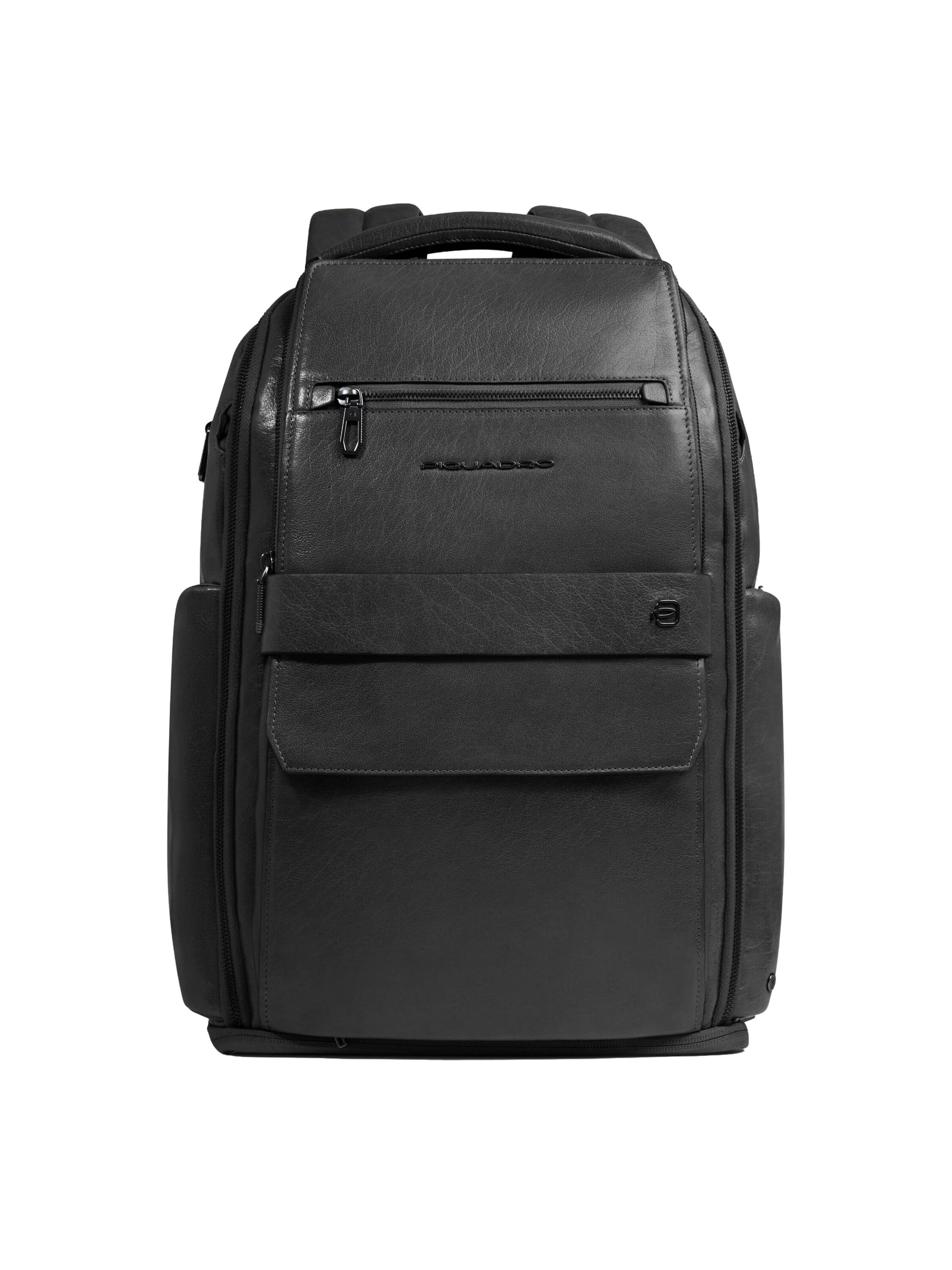 Piquadro Backpack in Black: front