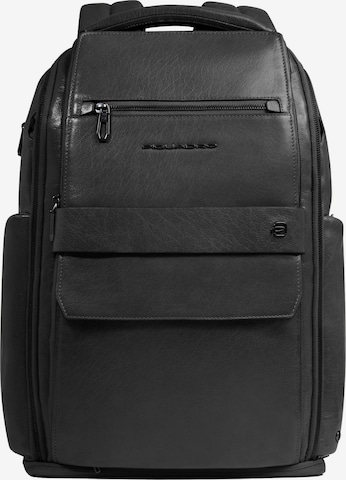Piquadro Backpack in Black: front