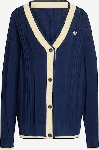 ADIDAS ORIGINALS - Cárdigan en azul: frente