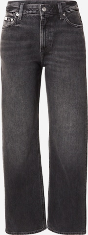 Calvin Klein Jeansregular Traperice 'SIGNATURE 90s' - crna boja: prednji dio