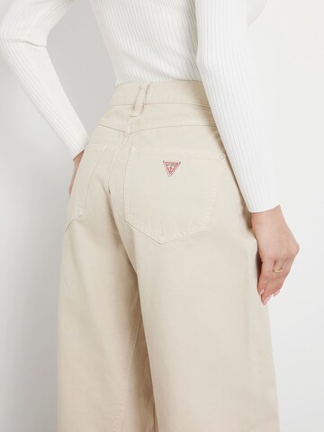 GUESS Wide Leg Hose 'Bellflower' in Beige
