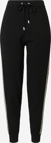 MICHAEL Michael Kors - Tapered Pantalón en negro: frente