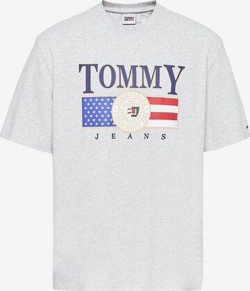 T-Shirt 'Luxe USA' Tommy Jeans en gris : devant