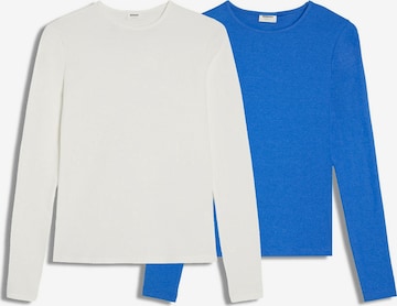 T-shirt Bershka en bleu : devant