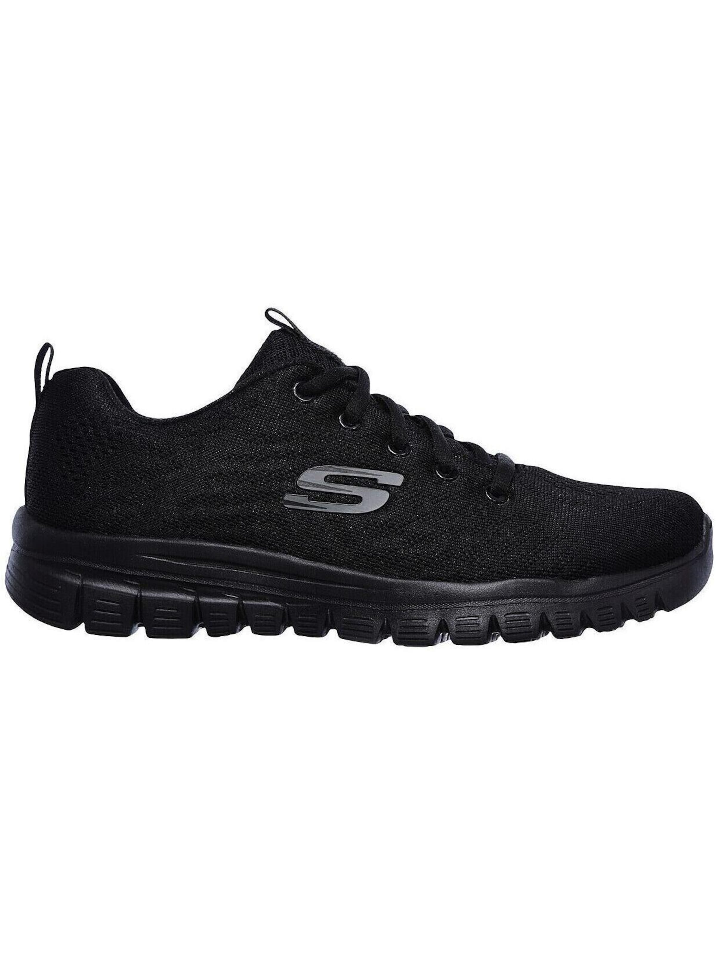 Chaussure de sport 'Get Connected' SKECHERS en noir : devant