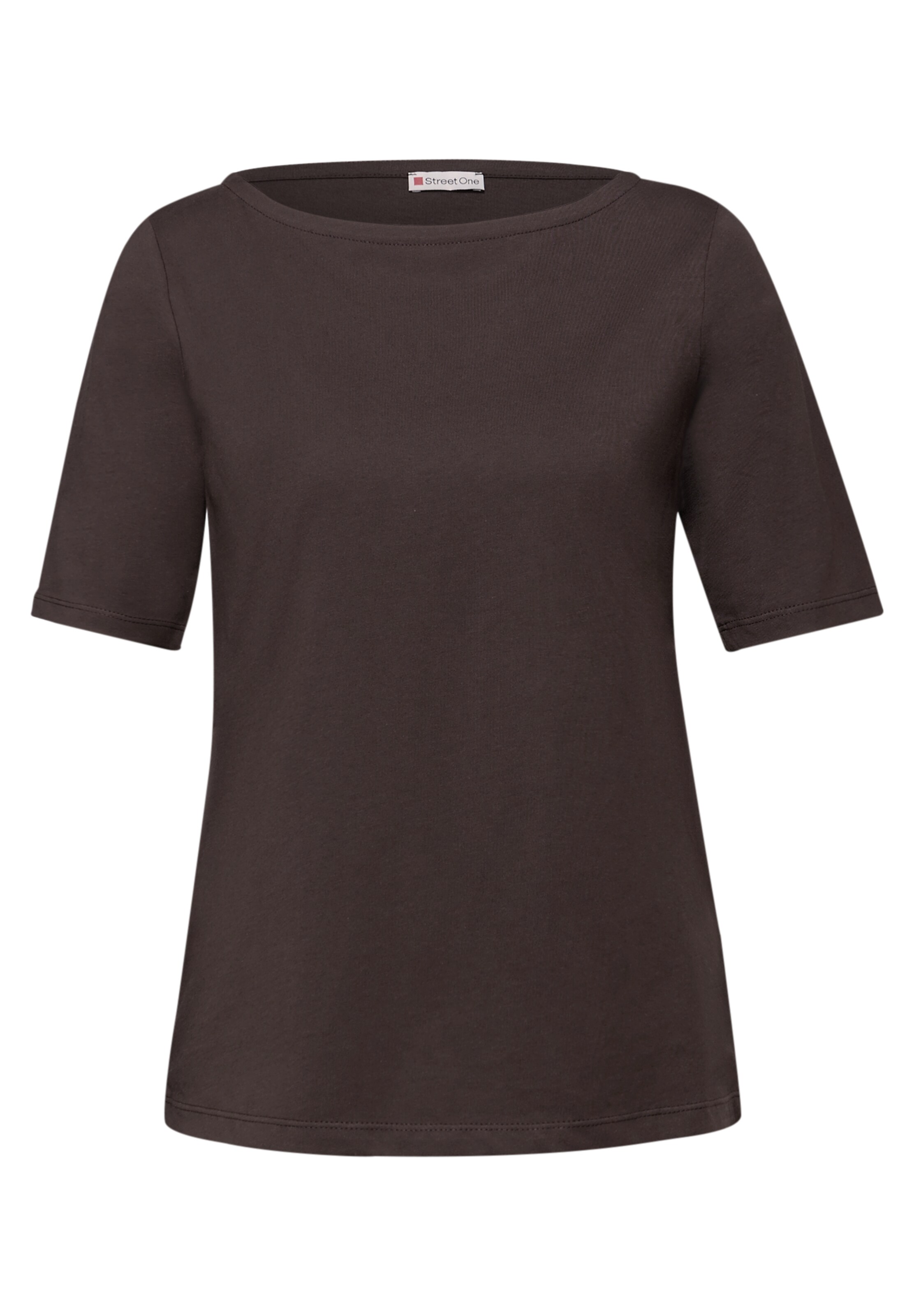 STREET ONE Shirt in Brown: front