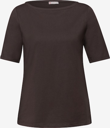 STREET ONE Shirt in Brown: front
