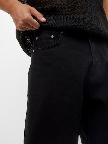 Loosefit Jean Pull&Bear en noir