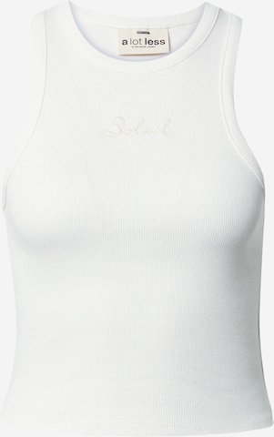 A LOT LESS Top 'Simona' in White: front