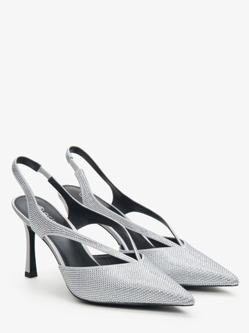 Estro - Zapatos destalonado '2370-2' en plata