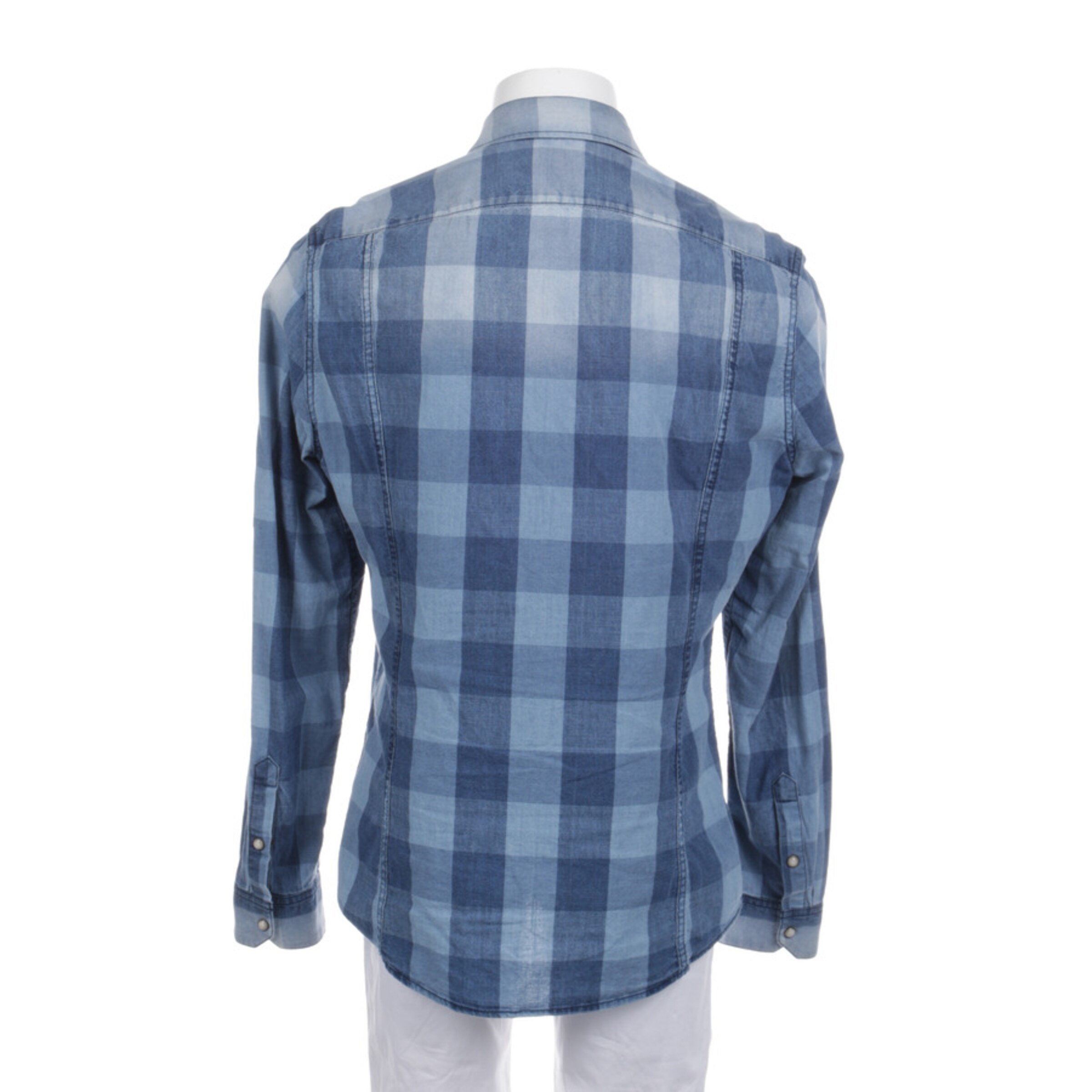 DRYKORN Button Up Shirt in M in Blue