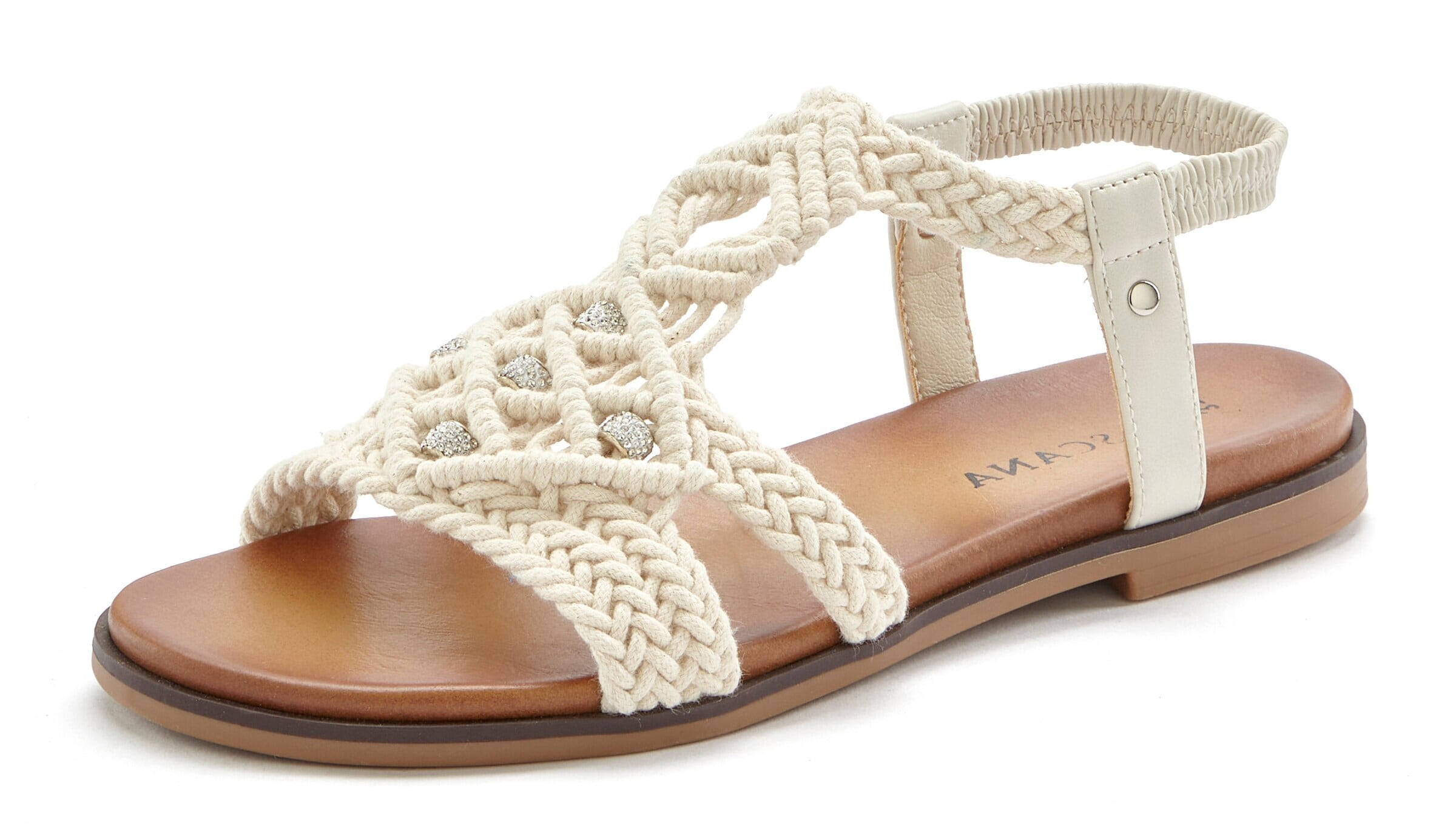 LASCANA Remienkové sandále - Biela: predná strana