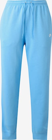 Nike Sportswear Tapered Housut 'CLUB' värissä sininen: etupuoli