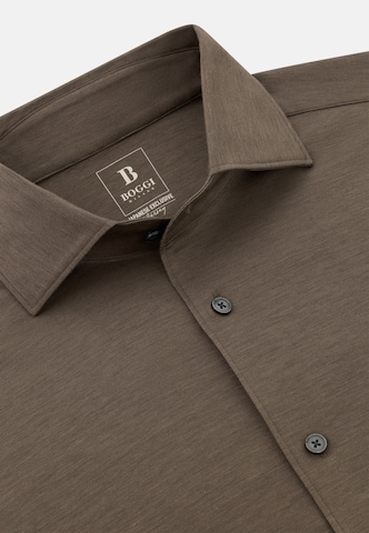 Coupe regular Chemise Boggi Milano en marron