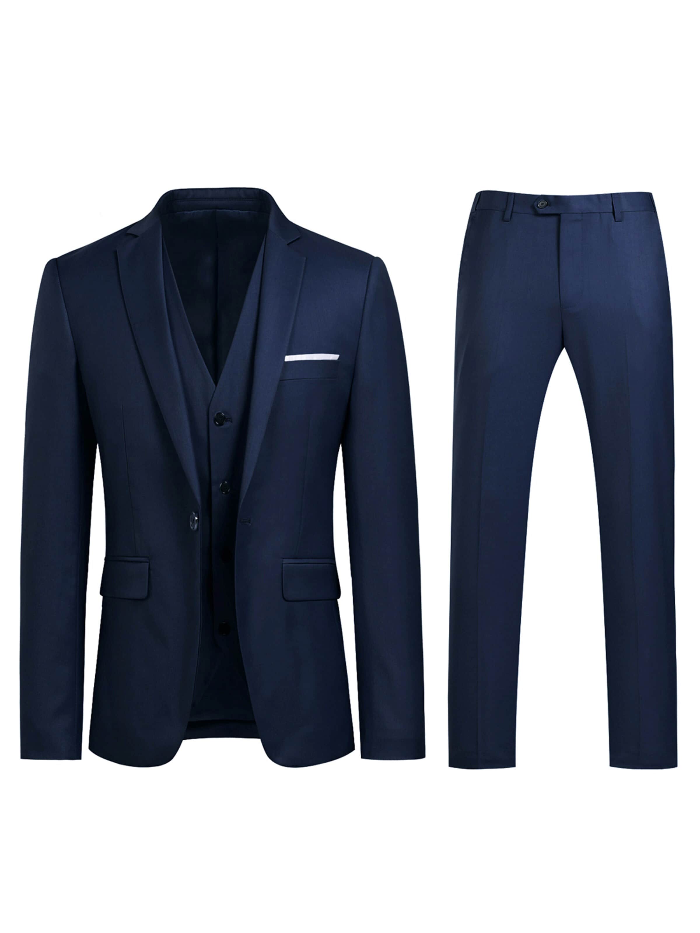 YOUTHUP Suit 'Drittel' in Blue: front