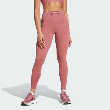 ADIDAS PERFORMANCE Skinny Športové nohavice 'Essentials' - oranžová: predná strana