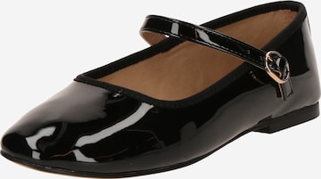 STEVE MADDEN Nauhaballerina 'Volley' värissä musta: etupuoli