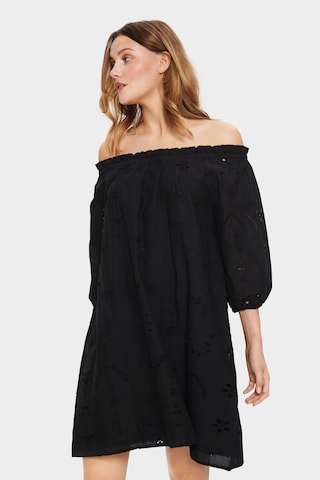 Robe SAINT TROPEZ en noir : devant