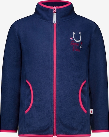 SALT AND PEPPER Fleece Jacket in Blue: front