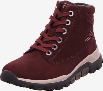 GABOR Schnürstiefelette in Rot: Vorderseite