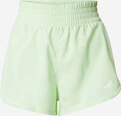 ADIDAS PERFORMANCE Weatherproof pants 'PACER' in Pastel green / White, Item view