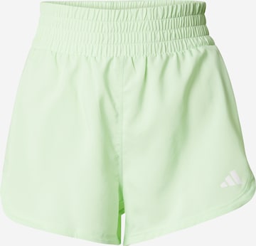 ADIDAS PERFORMANCE - Regular Calças de desporto 'PACER' em verde: frente