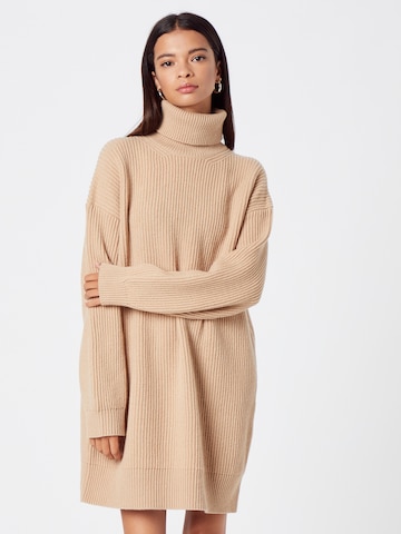 DRYKORN Knitted dress 'DANY' in Beige: front