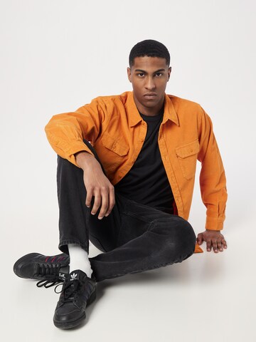 LEVI'S ® - Comfort Fit Camisa 'Jackson Worker' em laranja