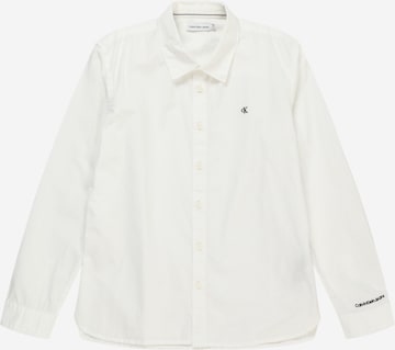 Calvin Klein Jeans - Ajuste regular Camisa en blanco: frente