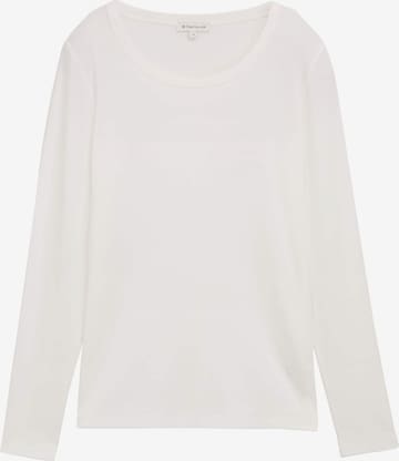 TOM TAILOR Shirt in Weiß: Vorderseite